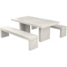 Table pique nique béton Buton Gatt avec 2 assises séparéees
