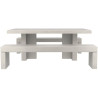 Table pique nique béton Buton Gatt avec 2 assises séparéees