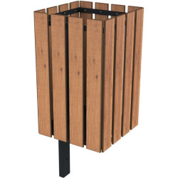 Corbeille carrée en compact Jardiz