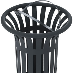 Bac à déchets en métal Lylia