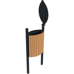Bac à déchets en compact Ovalon