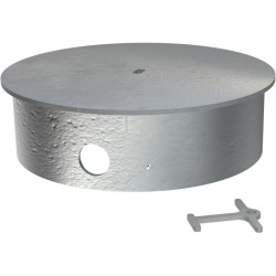 Obturateur pour fourreau verrouillable pour potelet