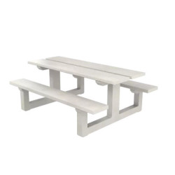 Table de pique nique Rubus en béton pied en "L"