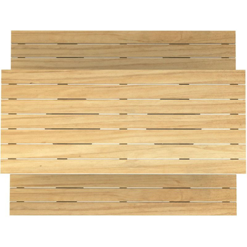 Table pique nique Buton Moka en bois et métal