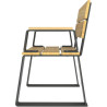 Banc Havane en bois et métal -Buton