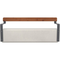 Banquette en béton et compact Amos