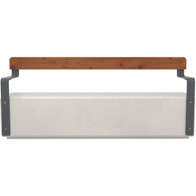 Banquette en béton et compact Amos