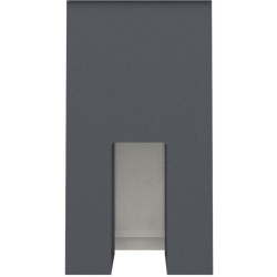 Assise en béton et dossier compact HPL Roura