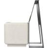 Assise en béton et dossier compact HPL Roura