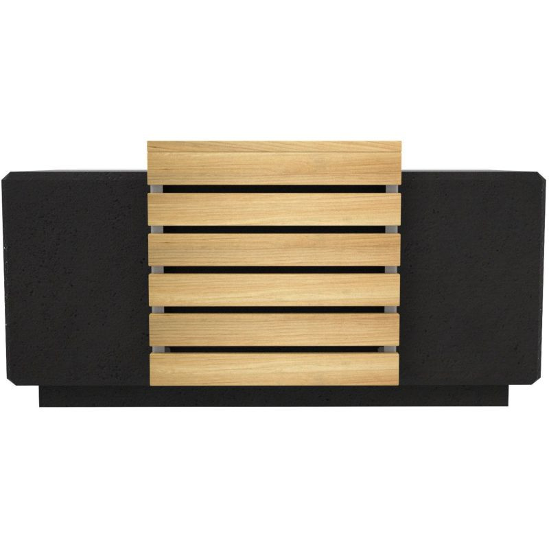 Assise Bacal en bois et béton