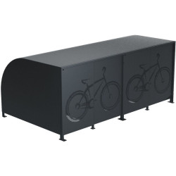 Box à vélos en métal Garia