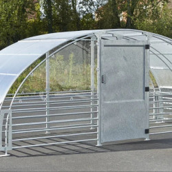 Abri fermé pour 6 à 12 vélos 
