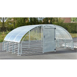 Abri 6 à 12 vélos fermé