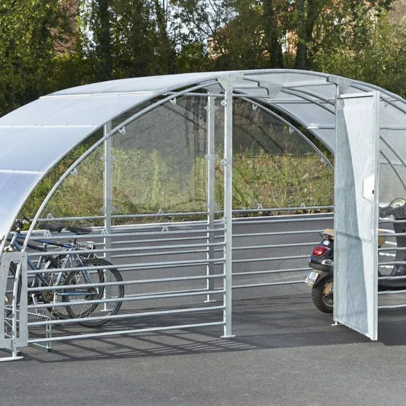 Abri fermé pour 6 à 12 vélos 