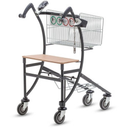 Chariot libre-service avec siège intégré – Wanzl