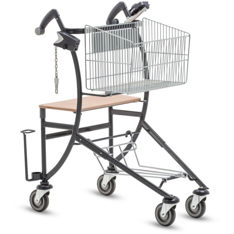 Chariot libre-service avec siège intégré – Wanzl