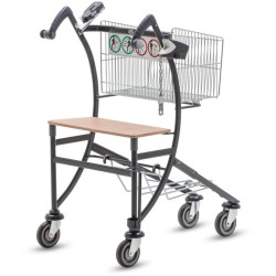 Chariot libre-service avec siège intégré – Wanzl
