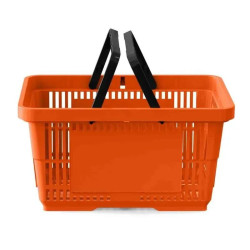 Panier libre service 22 L avec 1 ou 2 anses