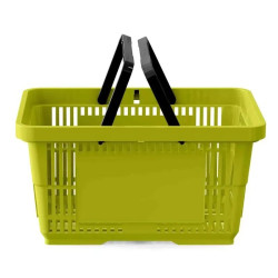 Panier magasin 28 L avec une ou deux anses