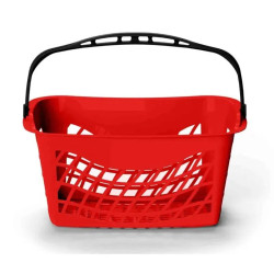 Panier course 26 litres en matériaux recycles 1 anse