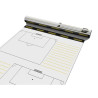 Kit rouleau feuille tactique et sac de transport football