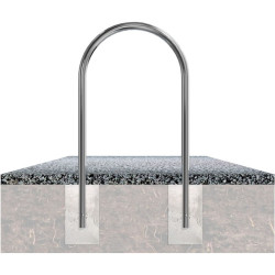 Arceau inox de protection ou stationnement vélo Schake D.48mm