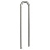 Epingle inox en U de protection ou appui vélo Schake largeur 30 cm
