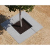 Magourban Cap i cua entourage d'arbre rectangulaire
