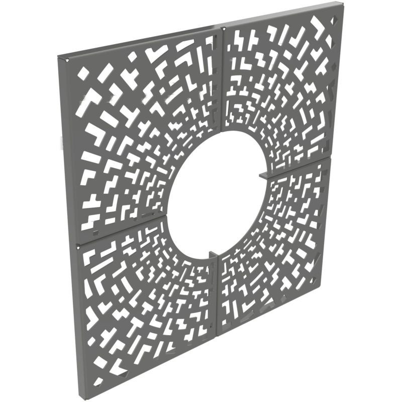 Grille d'arbre en métal Abea