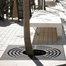 Grille d'arbre en acier - Taulat