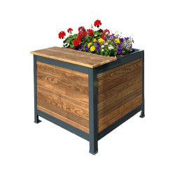 Composteur 500 ou 1200 L pour légume, arbre ou fleur en bois