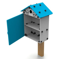 Boîte à livres enfants inclusive PMR - Oiseaux