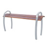 Banc extérieur Assis-debout bois acier