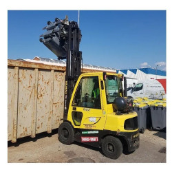 Prise fourches pour conteneur poubelle 500L