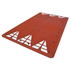 Ralentisseur poru voie publique 300 x 180 cm en caoutchouc