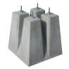 Massif béton pour candélabre