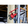 Portique tournant parking bois avec poteau de maintien Souston