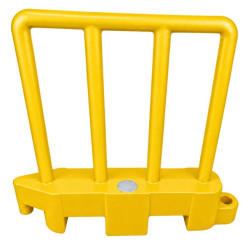Barrière de sécurité piéton en polyéthylène à lester - Lot de 15