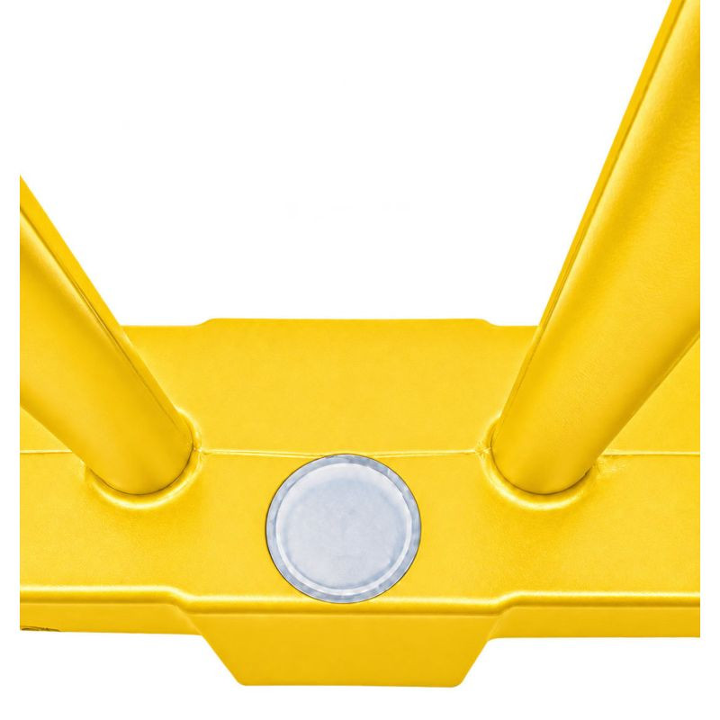 Barrière de sécurité piéton en polyéthylène à lester - Lot de 15