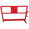 Barrière de chantier clipsable en polyéthylène - Lot de 5