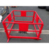 Barrière de chantier clipsable en polyéthylène - Lot de 5