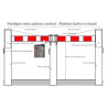 Portique tournant de sécurité anti-bélier XXXXXL Bohème en acier