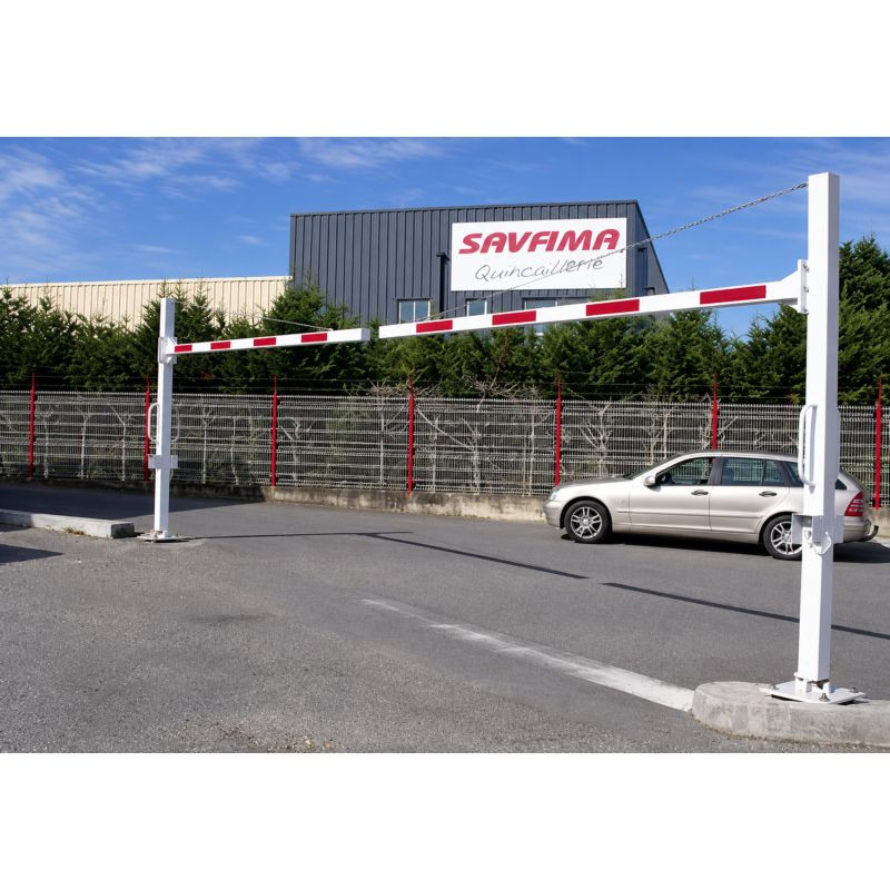 Portique anti-vandalisme en acier avec 2 bras tournants XXL Anvers