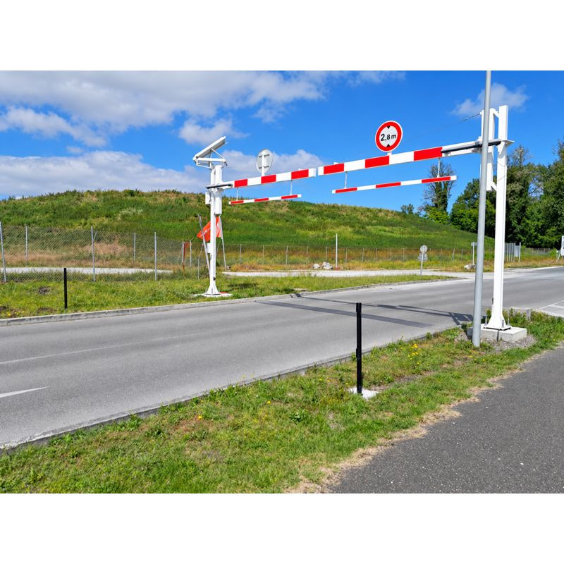 Portique parking Bidassoa tournant avec bras motorisé en acier