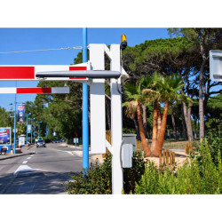 Portique parking Bidassoa tournant avec bras motorisé en acier