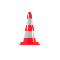Cône de chantier K5A 1.1 kg -  Hauteur 50 cm