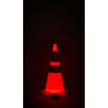 Cône lumineux rétractable pour la signalisation