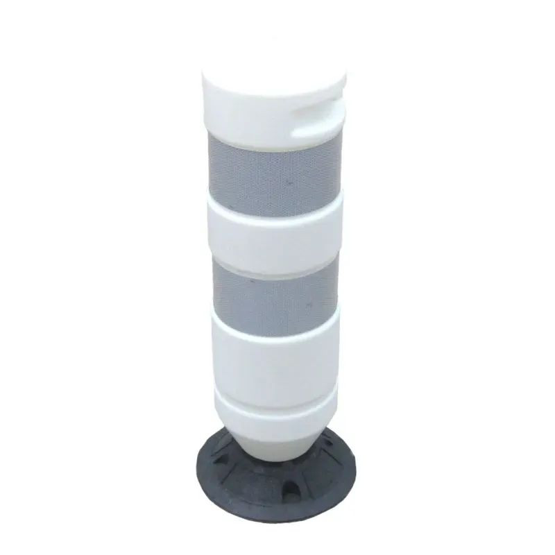 Balise J11 blanche 1/4 tour sur socle - Souple