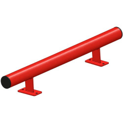 Butée de parking en acier 100 cm, 150 cm, 200 cm