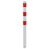 Poteau de dissuasion Schake rouge et blanc D.60, D.89, D.108 mm